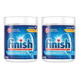 Detergente Em Pó Finish 450g Maquina Lavar Louça Kit 2 Unds