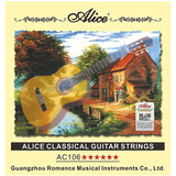 Cuerdas Para Guitarra Acústica Alice Classical Ac106