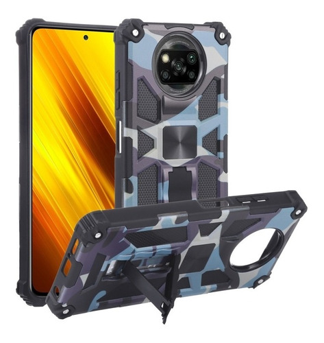 Funda Para Xiaomi Uso Rudo Case Bone + Cristal Templado