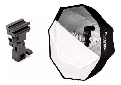 Octabox Softbox Sombrilla 80cm + Soporte P/flash