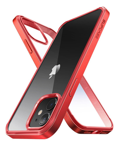 Funda Para iPhone 11, Transparente Y Roja/de 6.1 In/delgada