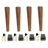 Kit 4 Pé Palito 30cm Pinus + Chapa Inclinada Pvc Jtfull