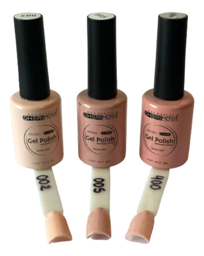 Kit Esmaltado Cherimoya 8ml - Pack X3