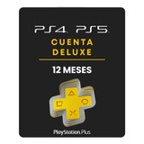 Playstation Plus Deluxe 12 Meses Ps5 Ps4