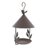 Vintage Iron Bird Feeder Hanging With 1