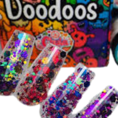 Coleccion De Acrilicos Doodoos 4 Pzas. Chula Nails