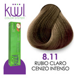 Tinte Kuul Profesional Tono K8.11 Rubio Claro Cenizo Intenso