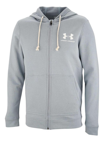 Campera Under Armour Hombre Terry Fz 1354538-465/gri