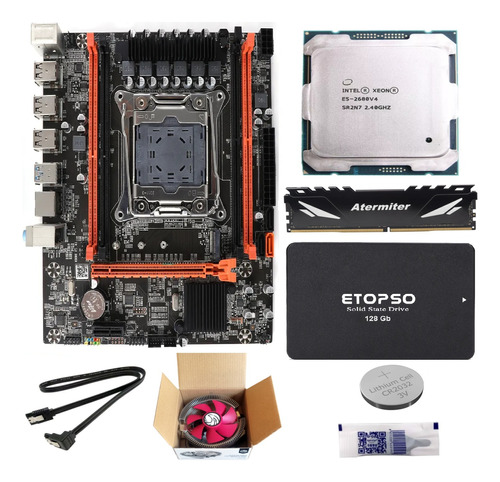 Kit Gamer Upgrade Intel Xeon E5 2680v4 16gb Ssd120gb Cooler 