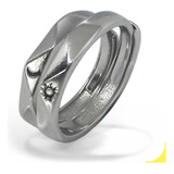 Anillos Pareja Compromiso Sol Luna Sesgos Ajustable X2unid