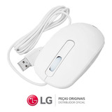 Mouse LG P/ 22cv241 22v240 22v270 22v280 24v360 24v570 Cor Branco