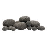 Rocha Natural Pebble Black Stone Para Decoração Aquário 5kg