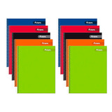 10 Cuadernos Universitario Torre 100 Hojas 7mm Matemática Color Variados