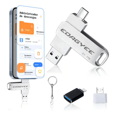 Memoria USB 1TB 3.1 Alta Velocidad Tipo C iPhone Android EdaGyee | MercadoLibre
