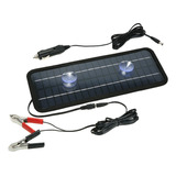 Panel Solar 12v 4.5w Cargador De Batería Portátil De Coche B