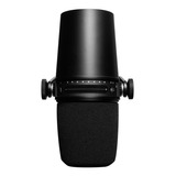 Micrófono Shure Mv7 Dinámico Unidireccional Color Negro