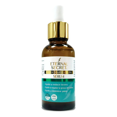 Serum Niacinamida 10% Zinc 1% Eternal Secret Piel Mixta Grasa Acne Día Noche | Envío gratis