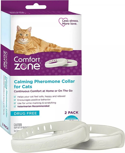  Collar Feromonas Gato Calmante Comfort Zone Pack 2 Original