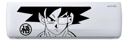 Calcomanía Vinil Minisplit Sticker Dragon Ball Vegeta Goku