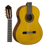 Violao Yamaha Cg-ta Nt Transacoustic Tampo Sólido Nylon Cgta