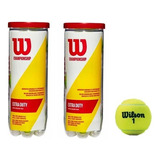  Bolas De Tennis Wilson Originial Extraduty X6 Bolas 