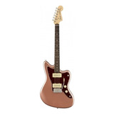 Guitarra Eléctrica Fender American Performer Jazzmaster De Aliso Penny Uretano Satin Con Diapasón De Palo De Rosa