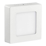 Foco Panel Led Sobrepuesto Cuadrado 6w Blanco Frío