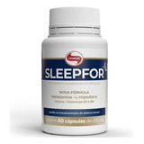 Sleepfor 60 Cáps Vitafor 470mg Triptofano 5htp Serotonina Sabor Sem Sabor