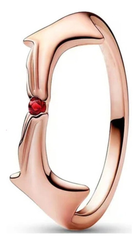 Anillo De Plata De Bruja Escarlata Rose Gold