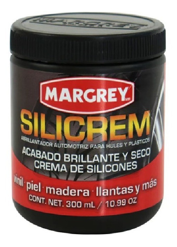 Crema Silicones Margrey Silicrem 300ml Plásticos Y Hules