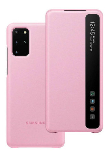 Funda Para Samsung Flip Smart Clear View Cover S20 S20 Plus