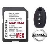 Tarjeta Nissan Gps Original Ultima Version + Funda Llave