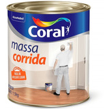 Massa Corrida Coral 1,5kg Branco Fosco