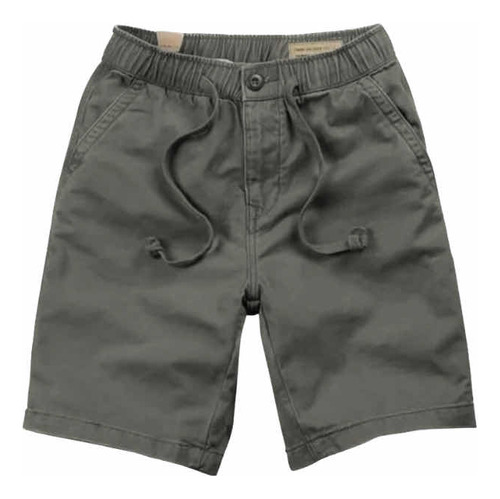 Bermuda Short Casual Playa Con Bolsas Moda Gabardina 3015 S