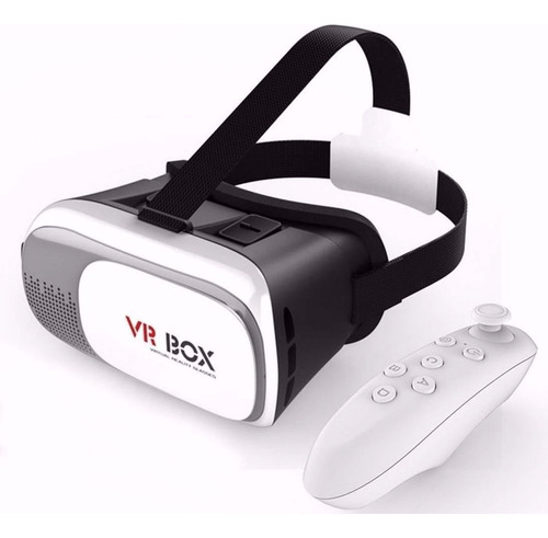 Óculos De Realidade Virtual 3d + Controle Bluetooth - Vr Box