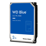 Disco Duro Western Digital Blue, 2tb, 7200rpm, Caché 256mb Color Azul