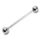 Piercing Barbell Língua De Aço Cirúrgico - Bolinha