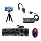 Mobilador Completo Usb Para Celular Conversor Teclado Mouse