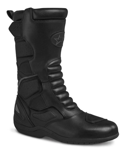 Bota Hombre Motociclista Protector Speed Workland 0009 Negro