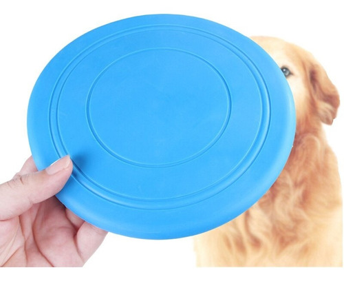 Juguete Agility Frisbee Silicon 17 Cm Resistente Para Perros