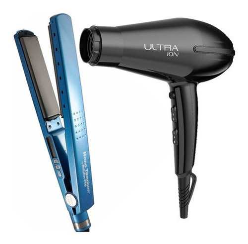 Secador De Pelo Gama Ultra Ion + Planchita Babyliss 2091