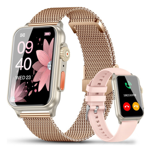 Reloj Inteligente Mujer Bt Llamada Smartwatch Moda 1.57''