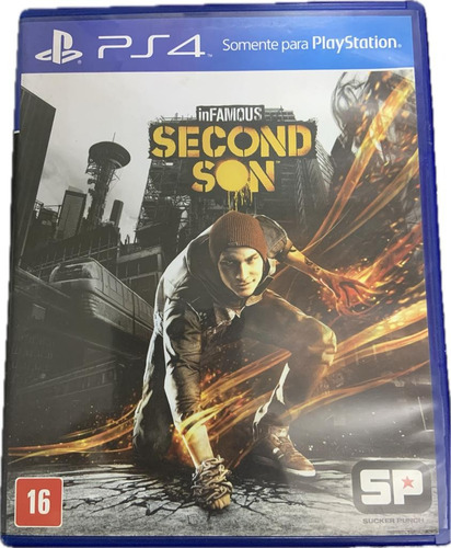 Jogo Infamous Second Son Sony Ps4 Dvd Físico Mídia Original