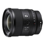 Lente Objetivo Gran Angular Sony Sel20f18g Full Frame