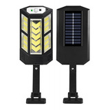 Luminária Balizador Sensor Solar Parede De Presença 3000w