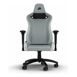 Silla Gamer Corsair Tc200 Cuero Gris Y Blanco