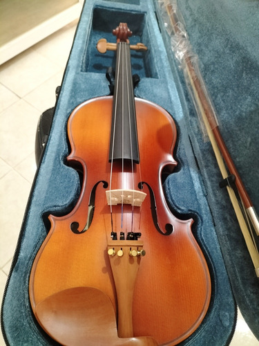 Violín 4/4 Maple , Acabado Antiguo Con Estuche Y Pastilla. 