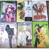 Mangá Lote C/ 6 Naruto Gold Vol. 24/ Lobo Solitario 4/ Wish 2 Antigo Usado