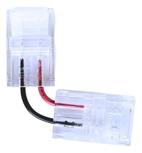 Kit 10 Conector L Emenda Fita Led Rgb Ip65 3528 5050 2 Vias