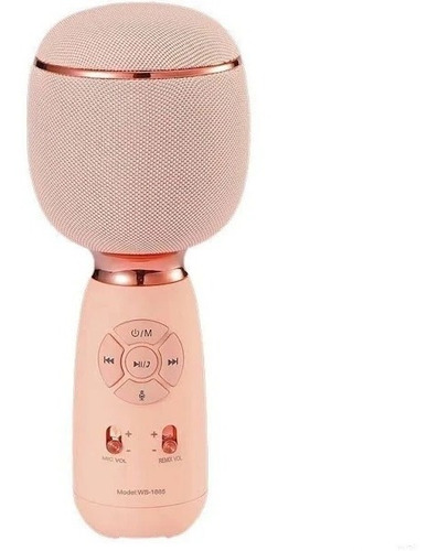 Microfone Karaokê Bluetooth Com Alto Falante E Efeito De Voz